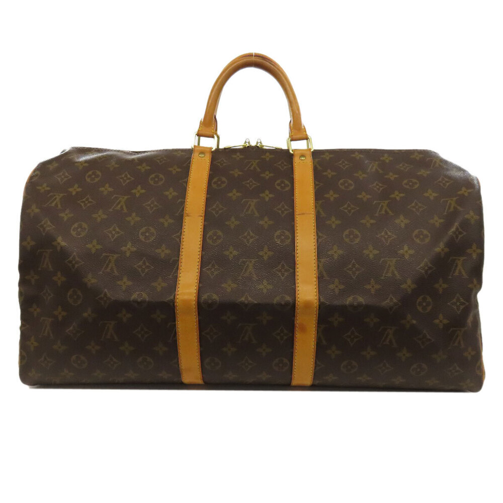 Louis Vuitton Keepall Boston Bag Canvas Monogram Brown